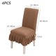 thumbnail image 2 of Fundas para sillas de comedor, funda protectora extraíble, lavable y resistente a la suciedad, para hogares, restaurantes y exteriores, 4 Uds., 2 of 5