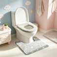 thumbnail image 6 of TACILIP Bathroom Supplies, 1PC In The Dark Fleece Floor Mat Bathroom Absorbent Non Mat Toilet Floor Mats, Home Gifts, 6 of 6