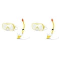 thumbnail image 1 of Intex Wave Rider Masque Hypoallergénique Sans Latex & Ensemble de Snorkeling Easy Flow (2 Pack), 1 of 6