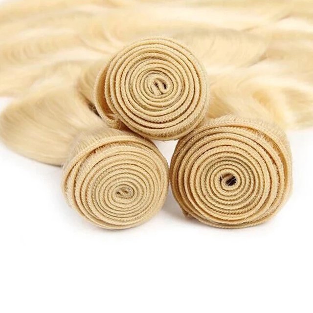 18 20 22 Pantalla de onda de cuerpo de 24 pulgadas Paquete de pelo Curl de oro Curl de pelo humano Peinado JShteea Cuidado Belleza