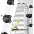 thumbnail image 6 of Duslogis Bird Water Dispenser Parrot Waterer Automatic Bird Water Feeder for Parakeets Cockatiels Budgies Finch Lovebirds & Canary (9.4oz/220ml, Black), 6 of 7