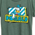thumbnail image 3 of Disney - Leaning Donald Duck With Nametag - Women's Short Sleeve Graphic T-Shirt, 3 of 6