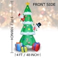 thumbnail image 2 of Árbol verde de decoración inflable de Navidad de 9 pies con luces LED, 2 of 7