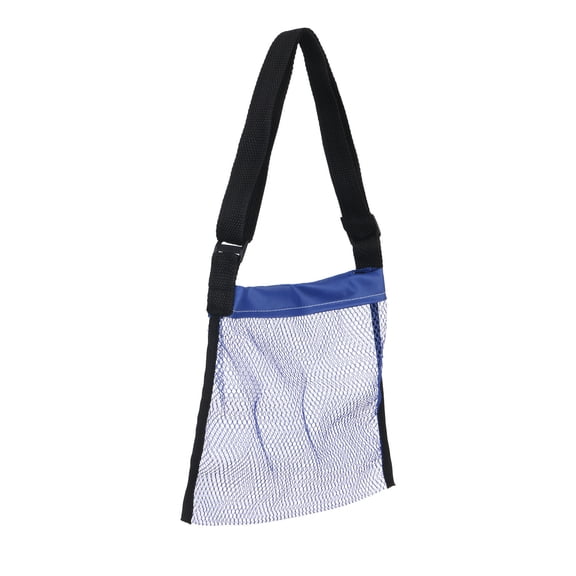 Clearance PEONAVET Beach Shell Bags, Beach Shell & Toys Storage Bag, Seashell Collecting Bags with Adjustable Straps, Sand Toys for Kids Picking Up Shells(Blue)