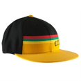thumbnail image 2 of Bob Marley - Yellow Rasta Stripe Fitted Cap, 2 of 2