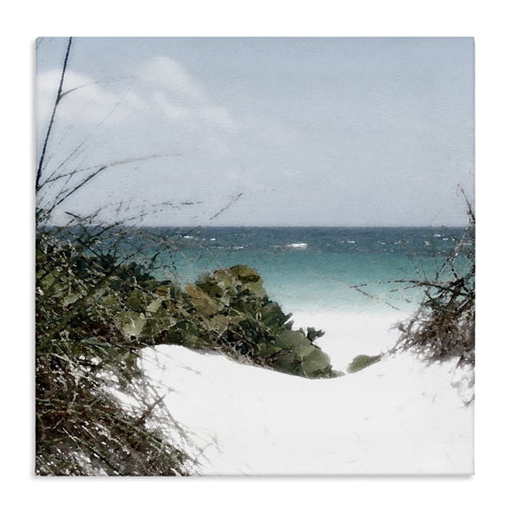 Stupell Industries Bohemian Clear Beach Scenery Canvas Art, 24 x 24, by Noah Bay