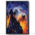 thumbnail image 2 of Scottish Deerhound Dog Canvas Starry Night Van Gogh Canvas for Living Room Oil Painting Artwork Landscape Canvas Artwok for Living Room Bedroom Home Decorations Wall Decor Large, 2 of 6