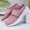 Pink, variant on Willtoo Women's Walking Orthopedic Shoes Lightweight Breathable Flying Woven Mesh Upper Casual Shoes Walking Anti-Skid Sports Shoes