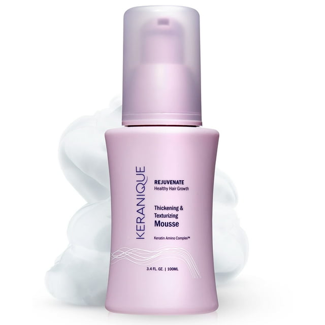 Hair Mousse Keranique Voluminizador para mujeres, todo tipo de cabello