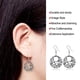 thumbnail image 4 of Guardurnaity 1 par de pendientes para mujer, estilo bohemio Vintage, patrón Floral étnico, accesorios de playa huecos, pendientes para el Día de Ropa, zapatos y accesorios Miscelánea, 4 of 6