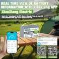 thumbnail image 4 of 12V 135Ah LiFePO4 Battery Bluetooth,TCBWORTH Group 31 Lithium Batteries for RV,Solar,Trolling Motor,off-Grid,Marine,Camping,Smart 100A BMS,15000+Deep Cycles,12.8V Battery, 4 of 13