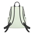 thumbnail image 2 of Sigee Pistachio Green Checkboard for Lightweight Backpack for Hiking, Camping, and Travel, College School Computer Bag Men and Women, 2 of 5