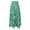 Green, variant on WDDDD Women's Flowy Maxi Skirt Boho A-Line High Waist Beach Vacation Blue M