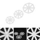 thumbnail image 2 of 3 Unids/set Banderines Cortadores De Banderas Molde Decorativo Para Pasteles Molde Para Fondant De Chocolate Herramienta De Bricolaje, 2 of 7