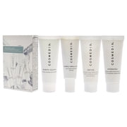 Treatment Prep Essentials Kit by Cosmedix for Unisex - 4 Pc 0.5oz Purity Clean, 0.5oz Simply Brilliant, 0.5oz Define, 0.5oz Hydrate Plus