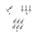 thumbnail image 4 of ziyahi Vis de Planche de Surf en Acier Inoxydable Anti-Rouille Vis Professionnelles M4 Usage Intensif pour Longboard Paddle Board Remplacement Boulons 6 Pcs, 4 of 5