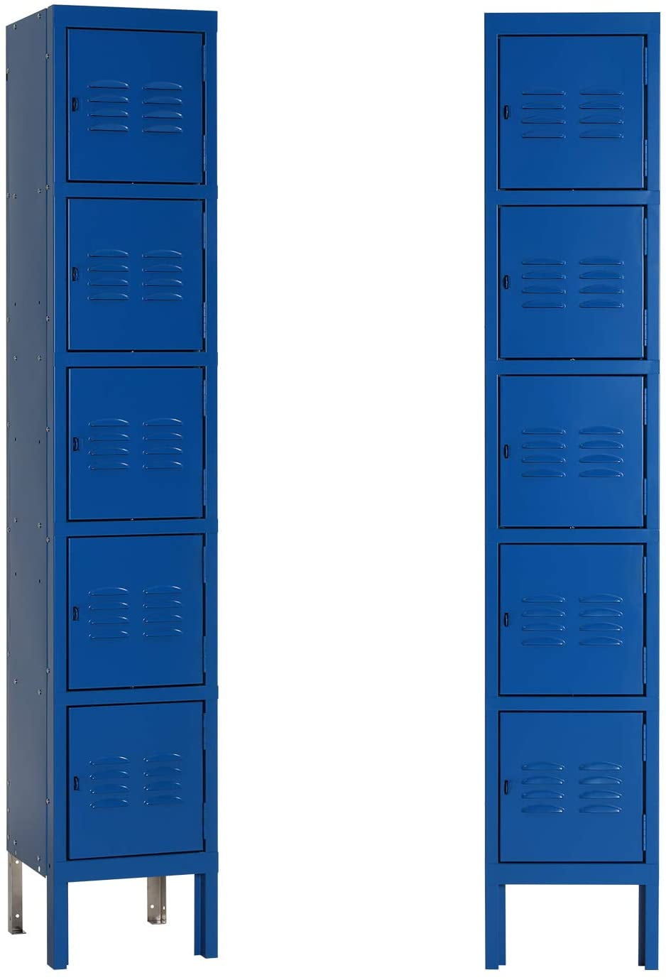 Metal Locker Steel Storage Locker with 5 Door 5 Tier Personal for Home
