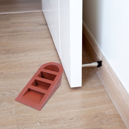 WHAMVOX Extra Large Rubber Door Stopper for Home and Commercial Use Heavy Duty Door Wedge Door Stoppers for Bottom of Door on Floor Easy Installation Safety Door Stop for Garage and Warehouse