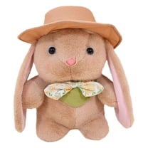Plush Bunny Soft & Cuddly Plush Rabbit Toy Washable – Cute Rabbit Plush Toys, Rabbits with Hat, Animal Bunny Rabbit Plush Toy Gifts for Children, Easter Rabbit Gifts