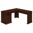 thumbnail image 1 of Atlin Designs Bureau en L avec Dossier et Rangement en Cerisier Antique, 1 of 8