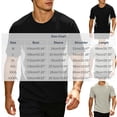 thumbnail image 3 of Men’s Active Quick Dry Crew Neck T Shirts Loose Fit | Athletic Running Gym Workout Short Sleeve Tee Tops Size M-4XL Black-E, 3 of 9