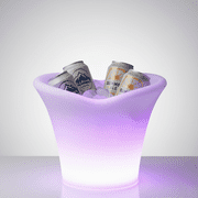Modern Home LED Glowing Ice Bucket w/Infrared Remote Control
