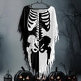 thumbnail image 2 of HNMKIU Ladies Shawl Wrap Women’s Halloween Print Smock Cape Top Flowing Batwing Sleeve Unlined Oversized Shawl Wraps Grey,XXXXL, 2 of 5
