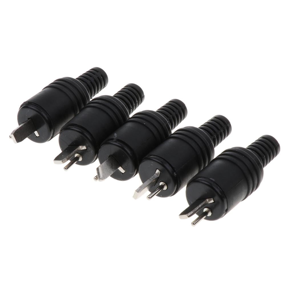 2Prong Male 5 End Heavy Duty and Durable Extension Cord Replacement