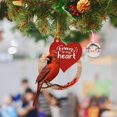 thumbnail image 3 of Twinkseal Easy to Hang Christmas Ornament Double-sided Printed Christmas Tree Pendant Priest Realistic Bird Decor with Letter Print Tag Hanging for Christmas, 3 of 8