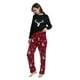 thumbnail image 2 of Apparonia Pijamas a Juego de Algodón para Parejas, Top de Manga Larga y Pantalones Largos, Conjuntos de Pijamas para Dormir, Cuadros Navideños F L, 2 of 6