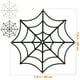 thumbnail image 4 of BRIGHTFUFU 12 unids Halloween Spider Webs decorativos Cobwebs Fun Adornos (Color surtido), 4 of 8