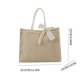 thumbnail image 2 of Bolso Bolso de mano para mujer, bolsos de paja, bolso de mano de verano, bolso de playa tejido, embrague femenino (caqui) Ehuebsd Para Estrenar, 2 of 3