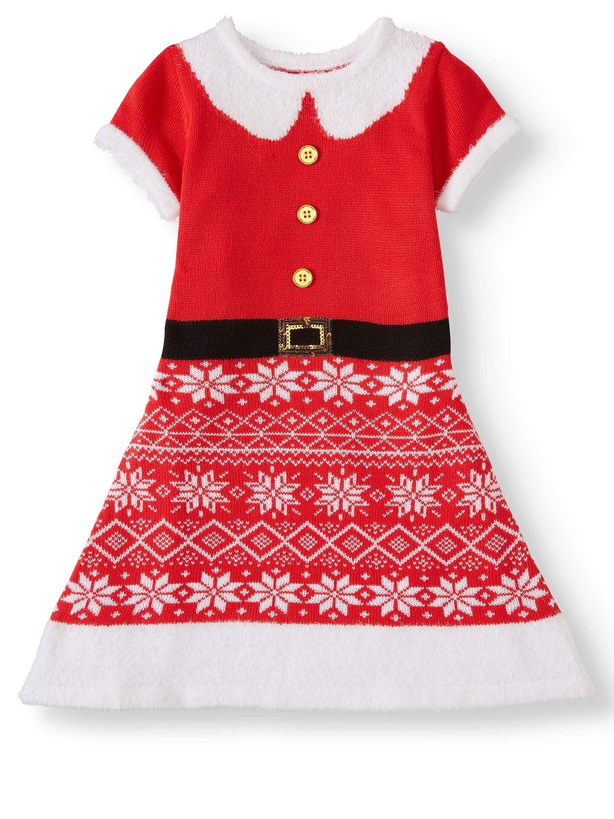walmart holiday sweater dress