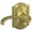 Satin Brass, variant on Schlage F51A-WIT-CAM-622 Custom Whitney Single Cylinder Keyed Entry Door Lever Set -Matte Black