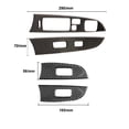 thumbnail image 3 of Real Bright Soft Car Interior Carbon Fiber Sticker DecorationCarbon Fiber Window Lift Switch Panel Cover For LEXUS IS250 IS350 2006-08Auto Car Protection Interior Accessories, 3 of 8