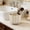 Beige 2, variant on Horivan Rotating Makeup Brush Organizer 360 Swivel Vanity Storage Box for Lipstick Eyeshadow Brushes Large Capacity Cosmetic Display Stand for Desk Dresser Countertop Beauty Organizer for Women