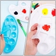 thumbnail image 4 of OULII 8Pcs Assorted Color Painting Pallet Trays Plastic Pigment Mixers for Art and Crafts Use, 4 of 4