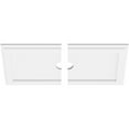 thumbnail image 2 of Ekena Millwork CMP22X11RE2-02000 2 in. ID x 7.5 in. Rectangle Architectural Grade PVC Contemporary Ceiling Medallion - 2 Piece, 2 of 4