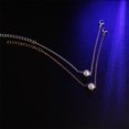 thumbnail image 4 of Anucletas Exquisito Duración Durable Duración Gold de plata Joya Pearl Joya Pulsera de tobillo Cadenas de pie de estilo simple para vacaciones Silver Inevent AP009292-02, 4 of 7