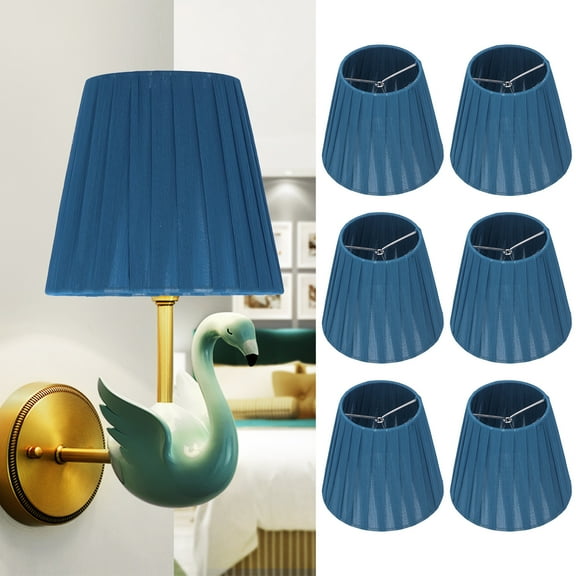 Octpeak 6PCS Modern Simple Lampshade Cloth Lampshade For Clip On Chandelier W Us