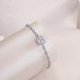 thumbnail image 3 of 1 Carat Women's Moissanite Tennis Bracelet 18K Women's Tennis Bracelet S925 Sterling Silver Tennis Bracelet Womens Lab Diamond Bracelet Lady Moissanite Thin Tennis Bracelet, 3 of 5