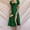 Green, variant on Oplxuo Summer Sexy Corset Dress for Women Low Cut Square Neck Puff Sleeve Swing Beach Vacation Party Dresses