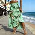 thumbnail image 2 of Hrsba High Waisted Skirts for Women Trendy Chiffon Print Skirt Women's Skirts Soft Lightweight Street Style Wear, 2 of 6