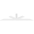 thumbnail image 2 of 84"W x 17 1/2"H x 4"D x 4"F, 5/12 Pitch, Saratoga Architectural Grade PVC Gable Bracket, 2 of 8