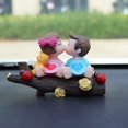 thumbnail image 1 of Adornos para coche Lindo árbol en forma de pareja Accesorios para coche Adornos para coche Globo de confesión, 1 of 6