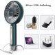 thumbnail image 2 of Handventilator Tragbarer Mini Ventilator Mit 4 Windgeschwindigkeit Und Aufladbarem Akku, Usb Ventilator Hand Ventilatoren Fr Reisen, Bro, Zuhause, Dra, 2 of 4