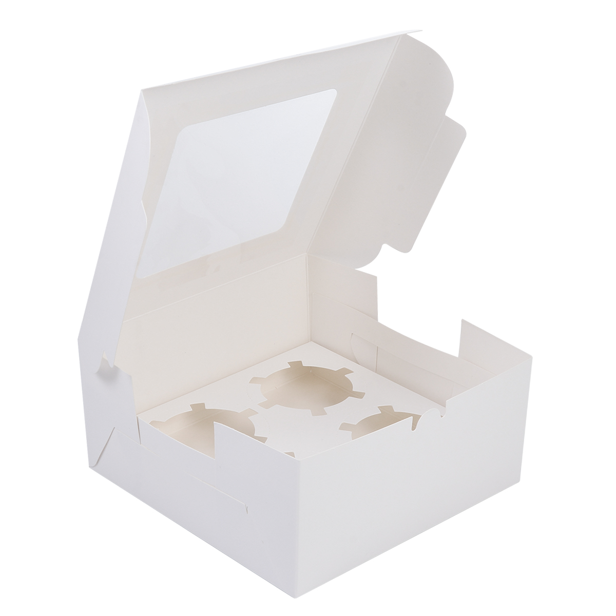 Etereauty 12Pcs Handy Cake Wrapping Boxes Paper Cupcake Packing Box