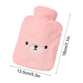 thumbnail image 4 of Kcavykas Hot Water Bottle Hot Compress Reusable Hand Warmer With Cute Plush Cover, Portable Warm Compress for Stomach Back Menstrual Relief, Soft Heat Pack for Hands, 4 of 4