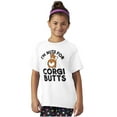 thumbnail image 3 of Nuts for Corgis Cute Dog Pets Lover Crewneck T Shirts Boy Girl Teen Brisco Brands L, 3 of 6