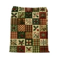 thumbnail image 2 of Fmbmuo Christmas Wreath Printed Throw Blanket , Gift Soft Cozy Warm Decorative , For Sofa Couch Bed Home Holiday Decoration, 2 of 7